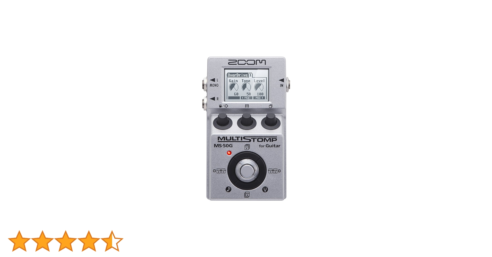 ZOOM MS-50G マルチエフェクター　動作確認済み ズーム(楽器) Zoom MS-50G+ MultiStomp Guitar Pedal ズーム